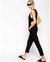 Asos Collection Jumpsuit With Banded Cut Out Sides