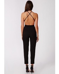 Missguided Strappy Cut Out Jumpsuit