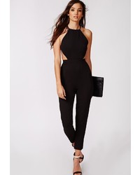 Missguided Strappy Cut Out Jumpsuit