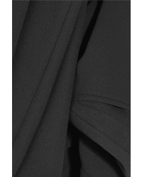 IRO Open Back Cutout Crepe Jumpsuit Black