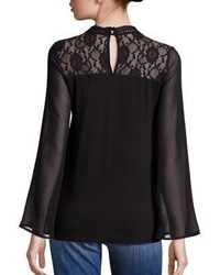 Design History Bell Sleeve Lace Top