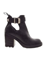 Bronx Heeled Strap Ankle Boots