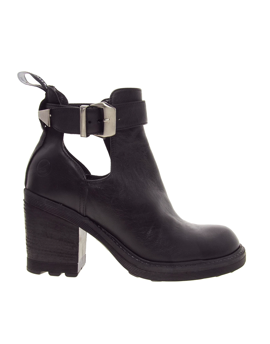 Bronx Heeled Strap Ankle Boots, $150 | Asos | Lookastic