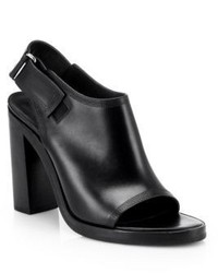 Alexander Wang Charisse Leather Open Toe Ankle Boots