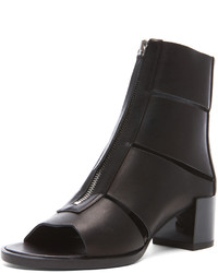 Pierre Hardy Cut Out Calfskin Leather Ankle Booties