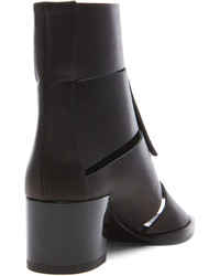 Pierre Hardy Cut Out Calfskin Leather Ankle Booties