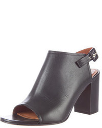 Givenchy Cutout Leather Booties