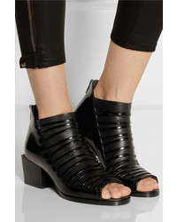 3.1 Phillip Lim Dede Open Toe Leather Ankle Boot
