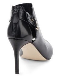Cole Haan District Leather Peep Toe Ankle Boots