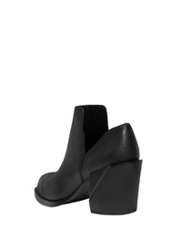 DKNY 70mm Pan Tumbled Leather Ankle Boots