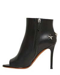 Givenchy 100mm Michela Leather Open Toe Boots
