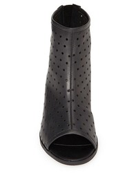 Kelsi Dagger Brooklyn Kyoto Perforated Leather Peep Toe Bootie