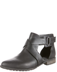 Tibi Leather Cut Out Booties