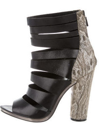 Rebecca Minkoff Leather Cutout Ankle Boots