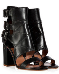 Laurence Dacade Leather Open Toe Ankle Boots