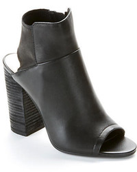 Dolce Vita Leather Open Toe Ankle Shooties