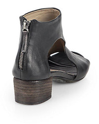 Marsèll Marsell Cutout Leather Ankle Boots