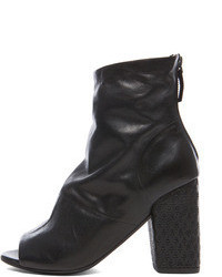 Marsèll Marsell Open Toe Leather Ankle Booties