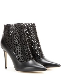 Jimmy Choo Maurice 100 Cut Out Leather Ankle Boots