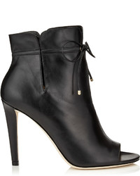 Jimmy Choo Memphis 100 Canyon Soft Leather Ankle Booties