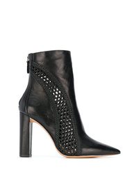 Alexandre Birman Mesh Detail Ankle Boots