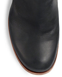 Maison Martin Margiela Mm6 Maison Margiela Leather Cutout Ankle Boots
