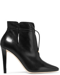 Jimmy Choo Murphy Cutout Leather Ankle Boots Black