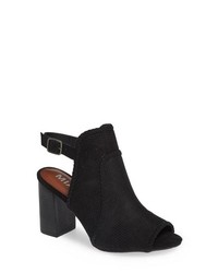 Mia Pat Perforated Open Toe Bootie
