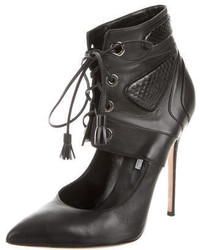 Brian Atwood Pointed Toe Ankle Boots