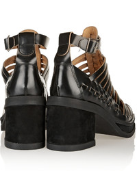 Purified Patricia Woven Leather Ankle Boots