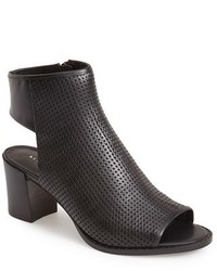 Kenneth Cole New York Shay Open Toe Perforated Leather Bootie