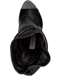 Burberry Shoes Accessories Leather Burlison Open Toe Ankle Boots