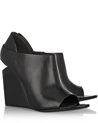 Alexander Wang Sold Out Alla Leather Wedge Ankle Boots