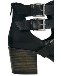 Carvela Stole Cut Out Leather Ankle Boots