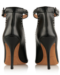 Givenchy Studded Ankle Boots In Black Leather