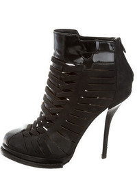 Alexander Wang Suede Cutout Ankle Boots