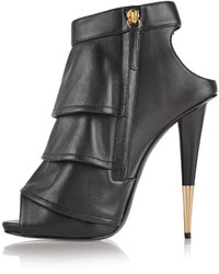Giuseppe Zanotti Tiered Leather Ankle Boots