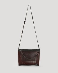 Halston Heritage Clutch Large Perforated Convertible