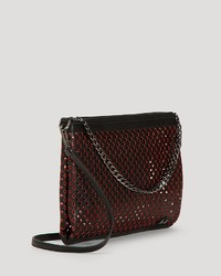 Halston Heritage Clutch Large Perforated Convertible
