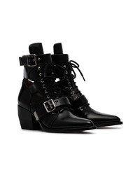 Chloé Black Reilly 60 Embellished Ankle Boots
