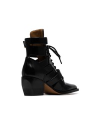 Chloé Black Reilly 60 Embellished Ankle Boots