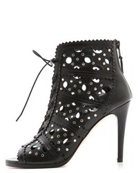 Stuart Weitzman Cagey Lace Up Booties