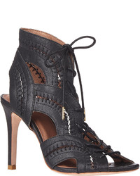 Joie Lace Up Remy Ankle Booties Black