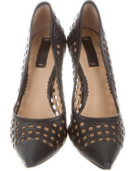 Reed Krakoff Leather Cutout Pumps