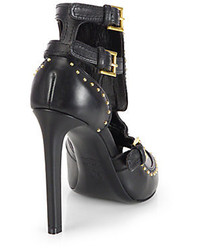 Alexander McQueen Studded Leather Cage Pumps