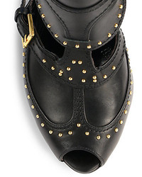 Alexander McQueen Studded Leather Cage Pumps