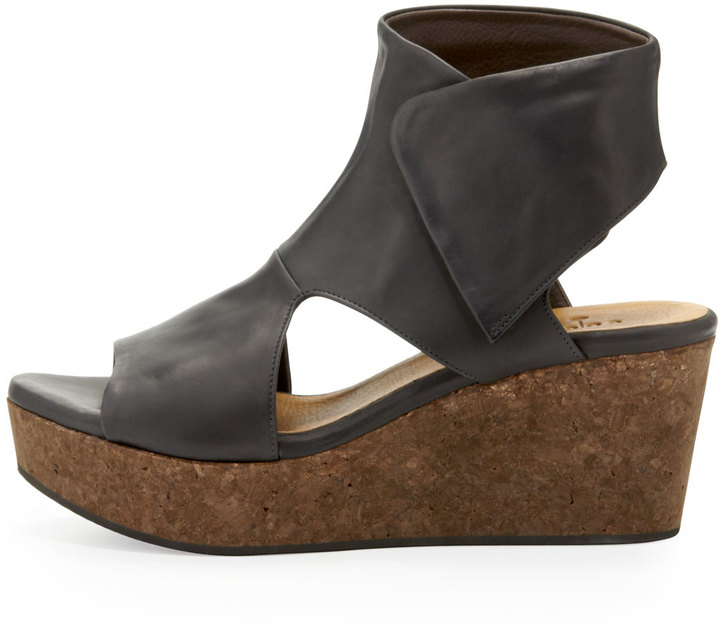 Cork wedge hot sale booties