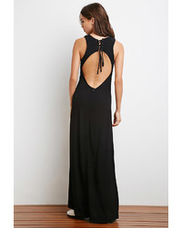 Forever 21 Cutout Lace Up Back Maxi Dress
