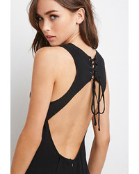 Forever 21 Cutout Lace Up Back Maxi Dress