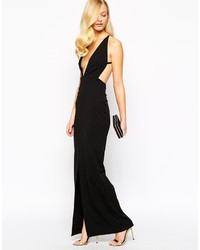 SOLACE London Irvin Maxi Dress With Cut Out Back